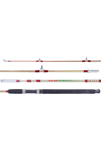 Crystal Iki Parça Dolgu Şeffaf Olta Kamışı 240 Cm