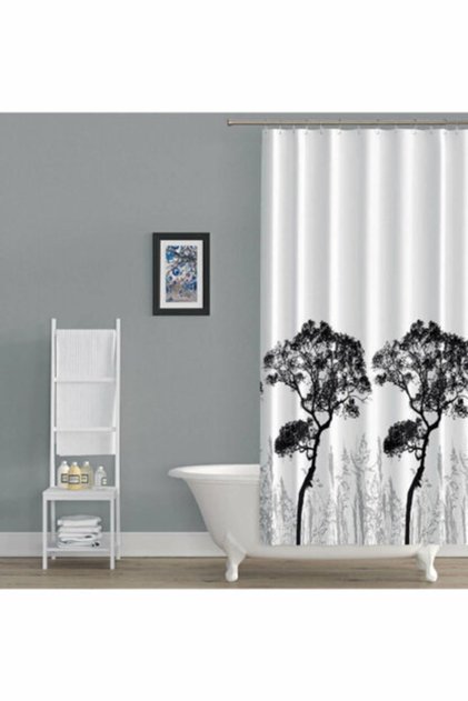Shower Curtain 3391 Model Double Wing 2x 110x200cm