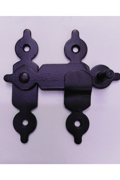 French Lock Garden Gate Latch Black 1 Piece
