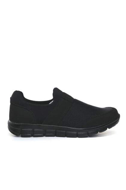 Black Sea Black Laceless Men's Orthopedic Shoes