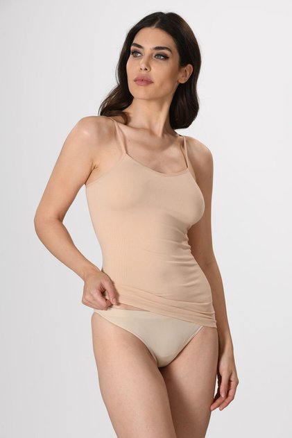 Thin Rope Strap 16646 Skin Detailed Modal Knitted Seamless Seamless Soft Basic Women's Athlete
