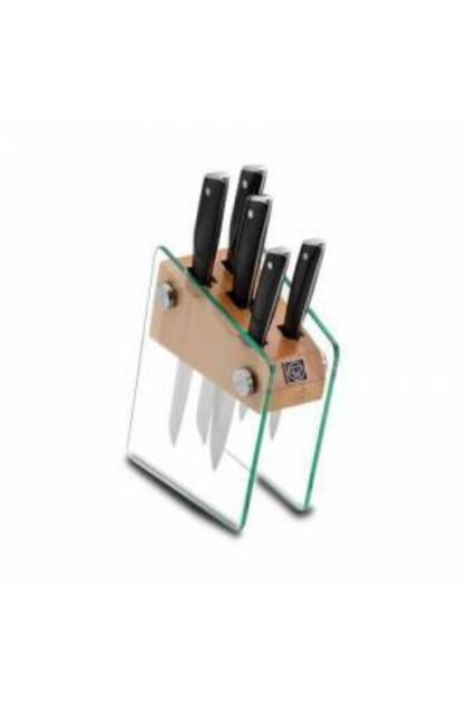 Cam Standlı Bıçak Seti A685