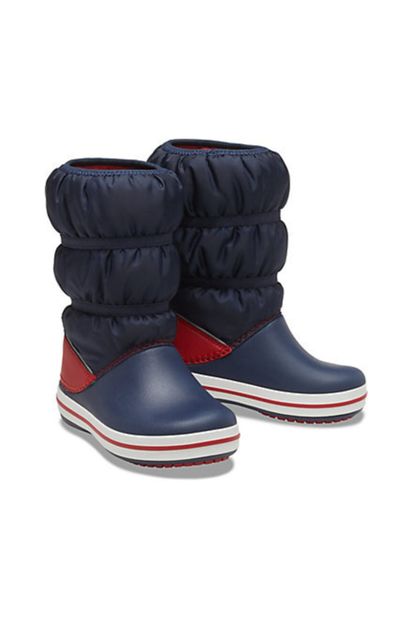 Crocs Çocuk Winter Puff Boot Kids - Navy/red - 3