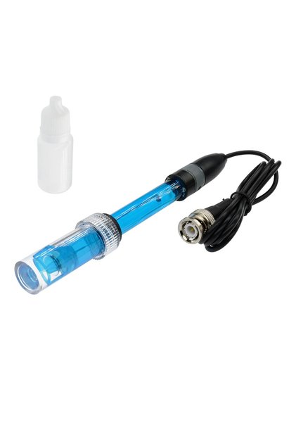 Ph Elektrot Sensör Probu E201-1c Sıvı Su 0-14ph Algılayıcı Bnc Soket Analog Ph Metre Test Akvaryum
