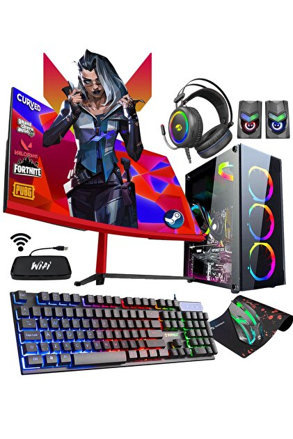 Zeiron Rx50 I5-3470 16gb 256gb Ssd+500gb Hdd Rx550 23.8