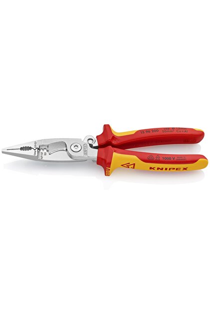 Knipex 13 96 200 Çok Fonksiyonlu Elektrikçi Pense, 200 Mm, Vde