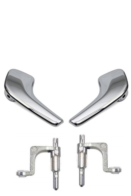 Chrome Left and Right Inner Door Opening Handle Set 4 Pieces