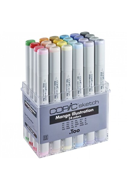 copic Sketch Marker 24 Lü Manga Illustration Set - Fiyatı, Yorumları