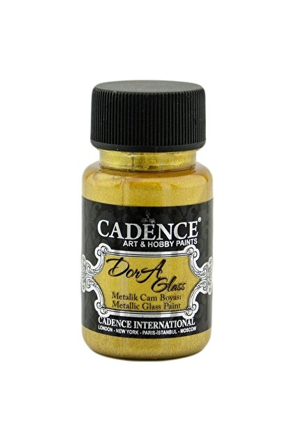 Cadence Dora Glass Metalik Cam Ve Porselen Boyası 50ml 3150 Antik