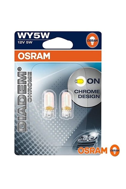 Dıadem Chrome T10 Dipsiz Ampul Wy5w 12v 5w 2 Adet Ampul