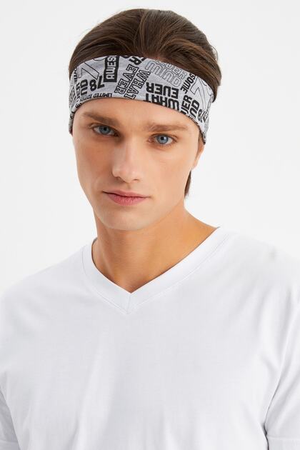Men's Cotton Combed Cotton, Anti-Slip, Anti-Sweat, Ultra Light, Sports Hair Band Bandana