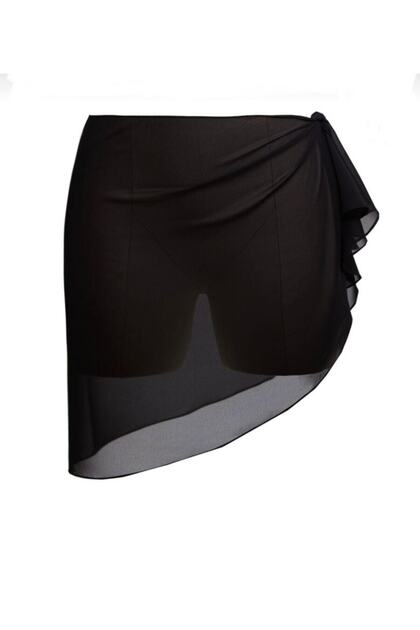 Pareo Black Chiffon