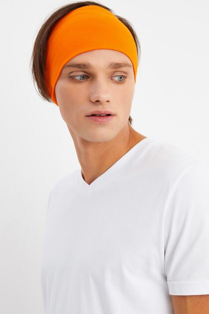 Men's Cotton Combed Cotton, Non-Slip, Ultra Light, Sports Wide Hair Band Bandana Buff