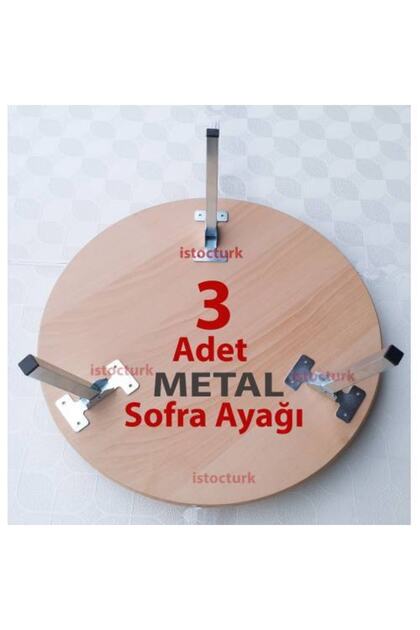 Yemek Yufka Ahşap Yer Sofrası için 3 adet Katlanır Metal Ayaktır Sofra Ayağı
