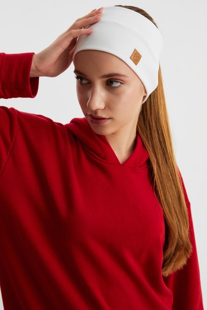 Kadın Pamuklu Termal, Kaymaz, Terletmez, Ultra Hafif, Spor Saç Bandı Bandana Buff
