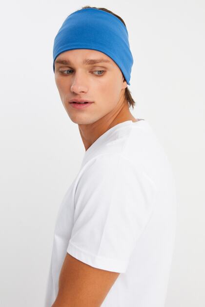 Men's Cotton Combed Non-Slip Ultra Light Sports Wide Hair Band Bandana Buff