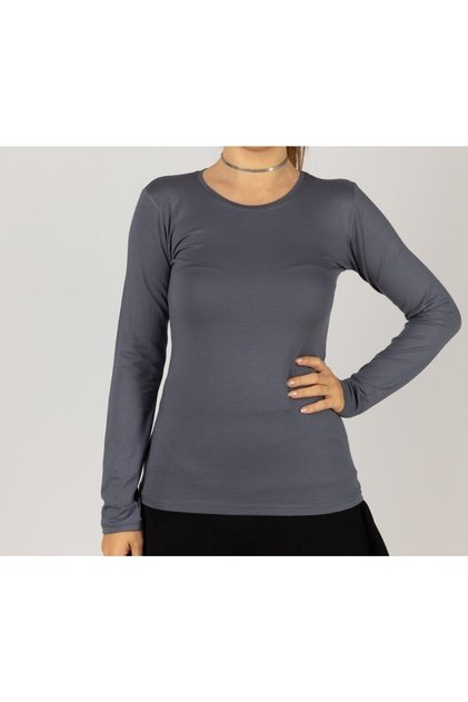 Women's Long Sleeve Lycra Combed Cotton Body