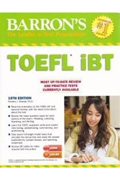 Genel Markalar Barron's Toefl Ibt With Mp3 Audio Cd 15th Edition