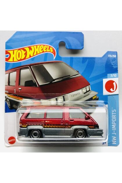 HOT WHEELS 2022 Yeni 1986 Toyota Van Minibus Red 1:64 Ölçek