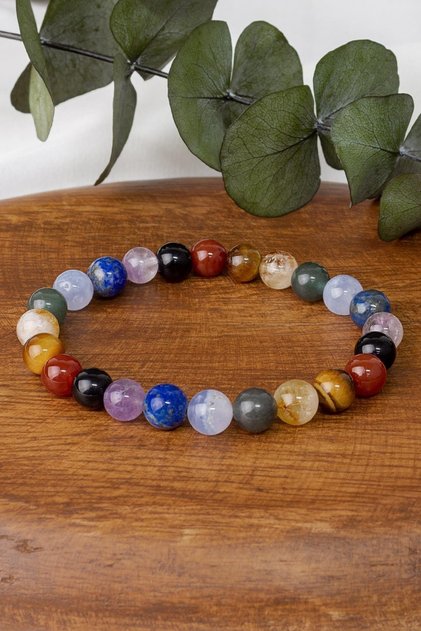 7-Piece Chakra Stone Bracelet