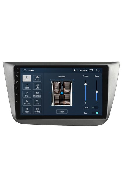 Seat Toledo Android Carplay Navigasyon Multimedya Ekran Teyp 2gb Ram + 32gb Hdd