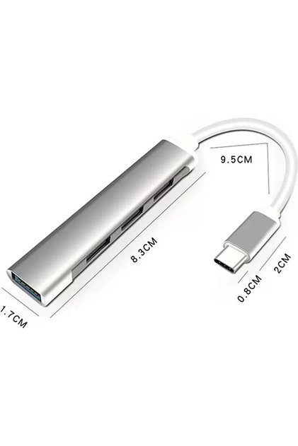 Type - C 4 Port Usb Replicator Type-c To Usb Hub 4 Ports