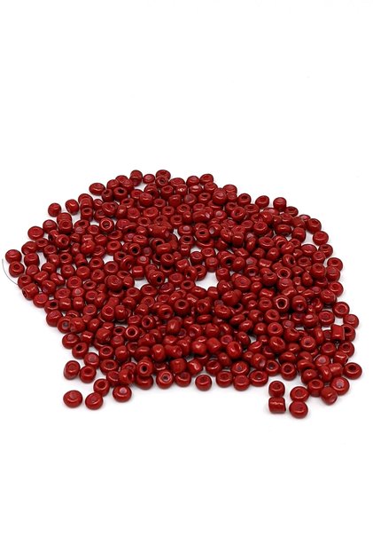 20 Grams 3 Mm (0.8) Sand Beads Claret Red Color