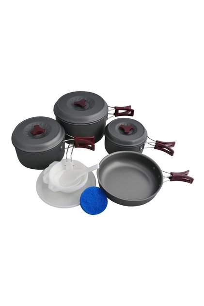 Food Set with Anodized Aluminum Boiler C565-HA