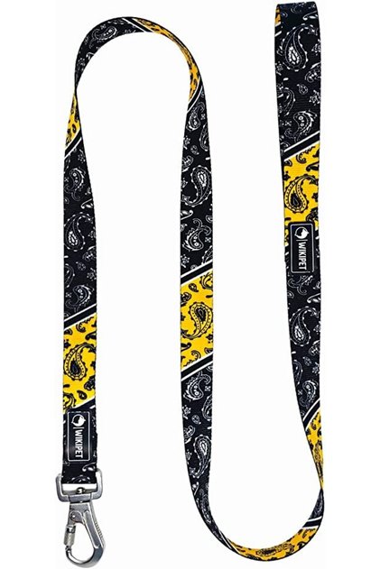 Coachella Dog Walking Leash, Lockable Hook (M-L)