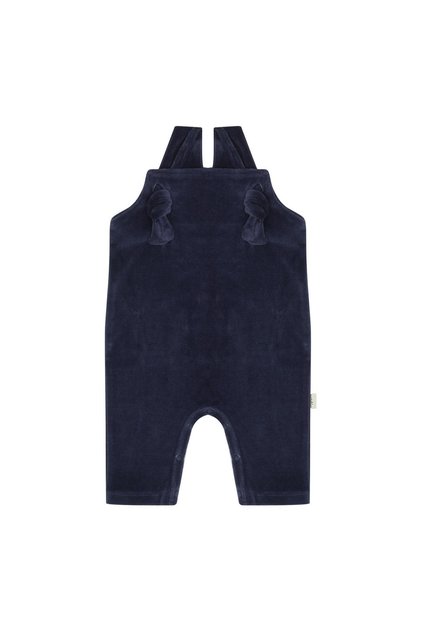 Navy Blue Velvet Salopet