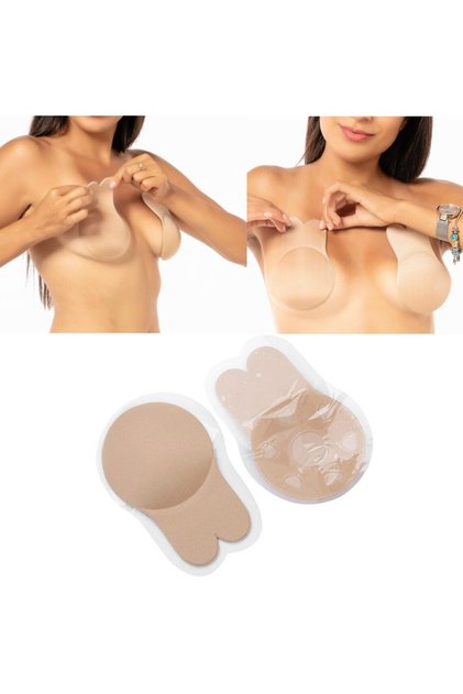 Silicone Bra Breast Shaper and Nipple Hiding Tape with Adhesive Tape