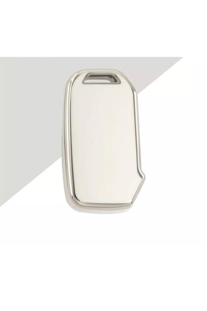 Kia (new Case) TPU Material Off-White Key Case