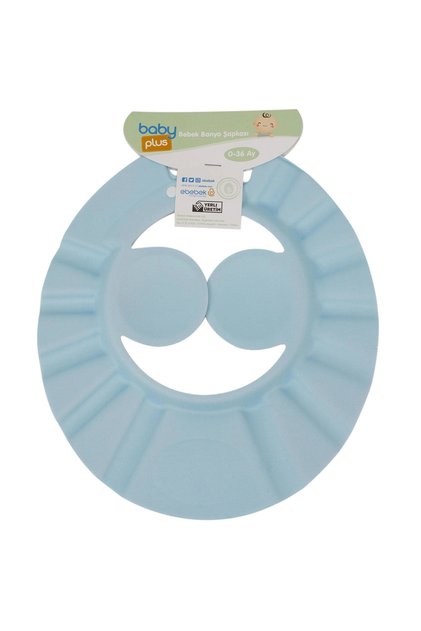 Baby Plus Bebek Banyo Duş Şapkası Mavi