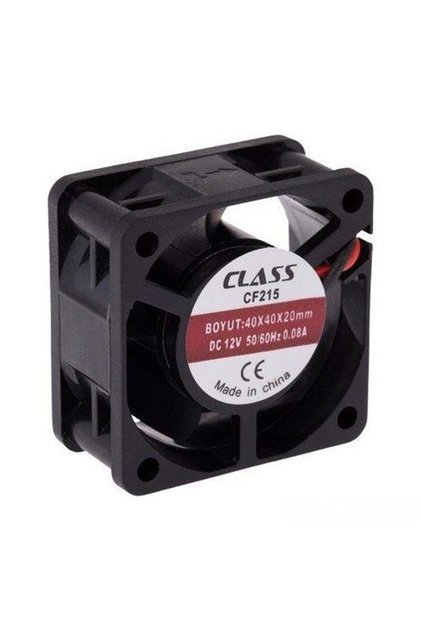 Cf-215 40X40X20 Dc 12V 2 Pin 50/60 Hz 0.08A Axial Fan