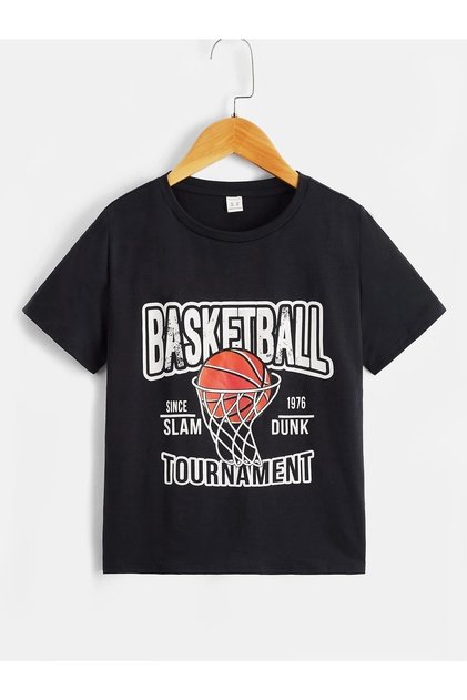 Basketball Printed Girl/Boy T-Shirt