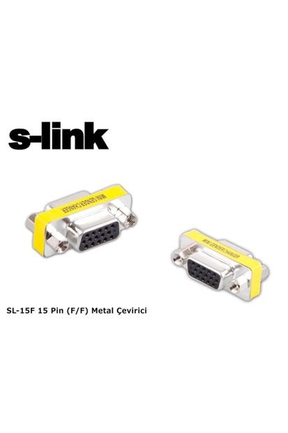S-LINK Sl-15f 15 Pin f/f Metal Çevirici - 1