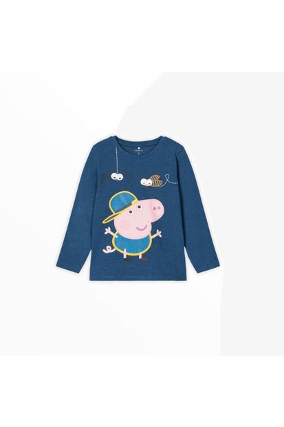 name ıt Kız Çocuk Peppa Pig Baskılı T-shirt - 1