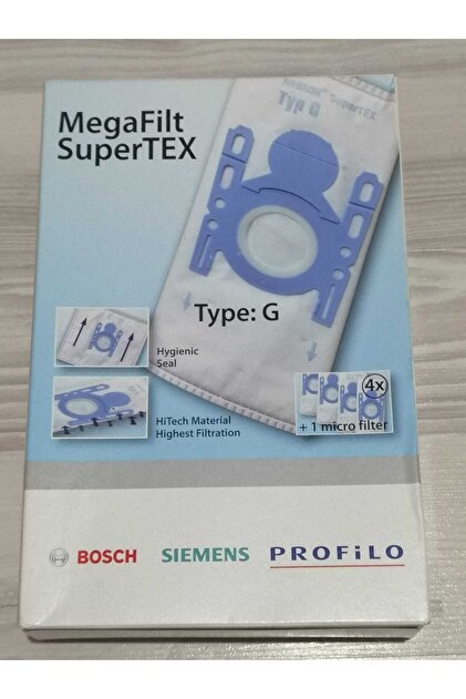 Bosch Sıemens Type G Megafilt Supertex 4 Adet - Fiyatı, Yorumları