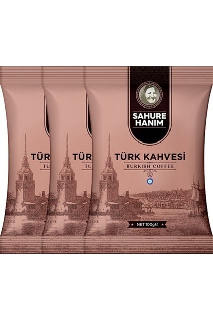 Sahure Hanım Turkish Coffee 100 g 3 Pack