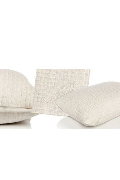 Natural Bead Wool Pillow, Washable Wool-Linen Featured Cover