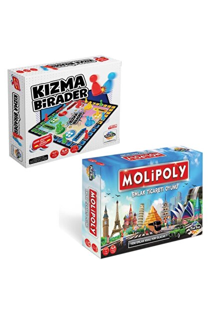 Moli Toys Molipoly Emlak Ticaret Oyunu Ve Kızma Birader 2'li Set