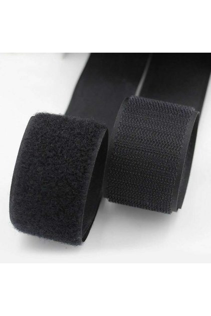 2cm Velcro Tape - Velcro - American Zipper 5 Meters Black