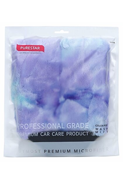 MF SuperClean Purestar Mikrofiber Oto Yıkama Eldiveni - Purple