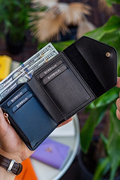 Garbalia Colombia Vegan Deri Bozuk Para Gözlü Bol Kartlıklı Mini