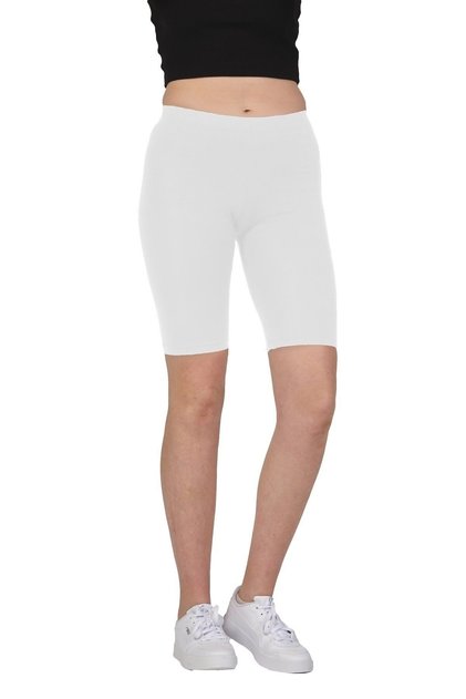 Women's Cotton Bike Length Above Knee Classic Lycra Short Tights
