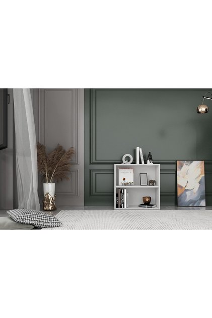 Rafli Kitaplik 65 Cm Beyaz Ktp-1156