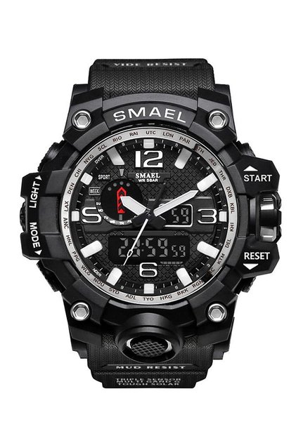 1545 Men's Wristwatch Analog Digital Sports Black Fashion Trend
