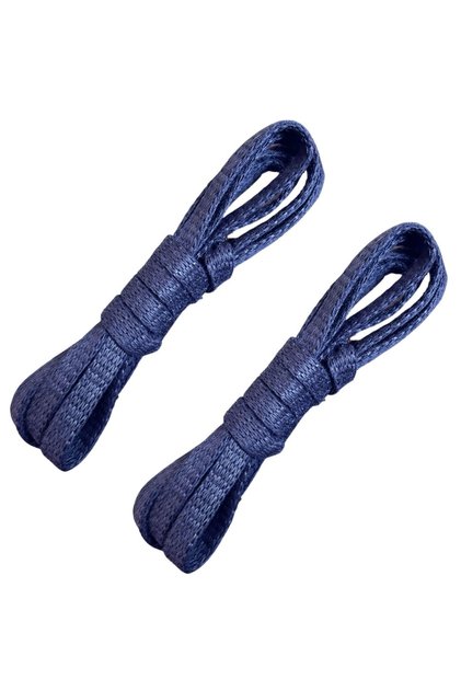70 Cm Flat Waxed Laces, Sports Classic Shoelace Rope, 1 Pair, Shoe Laces, Navy Blue