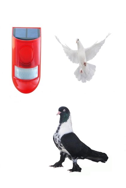 Waterproof Solar Wireless Pigeon Coop Pets Soldering Cage Led Wireless Security 129 Db Powerful