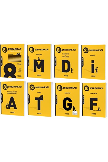 Hız Yayınları Hız Lgs 2023 8. Sınıf Soru Bankası 8 Kitaplık Tam